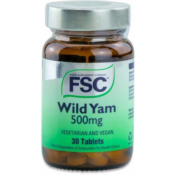 FSC Wild Yam 500mg 30 Tablets