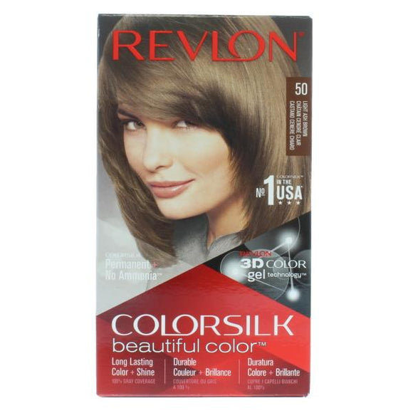Revlon Colorsilk Permanent Colour 50 Light Ash Brown