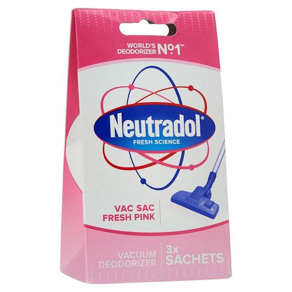 Neutradol Vac Sac Fresh Pink 3 Sachets