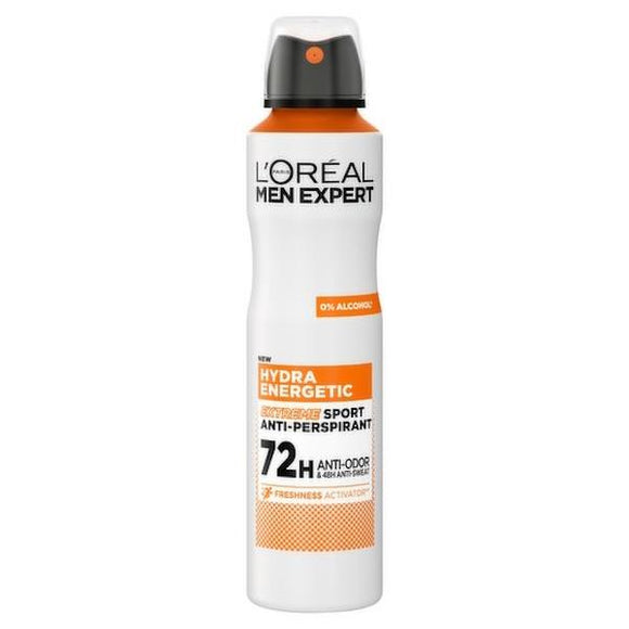 L'Oreal Men Expert Anti-Perspirant Spray Hydra Energetic Extreme Sport 250ml