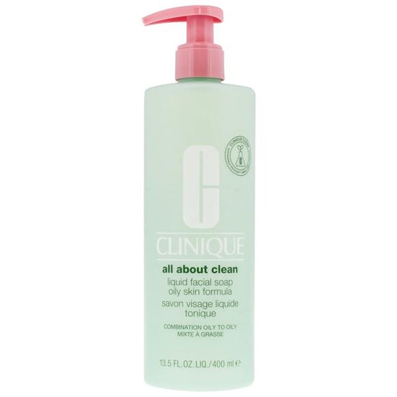 Clinique All About Clean Liquid Facial Soap Oily Skin Formula 400ml