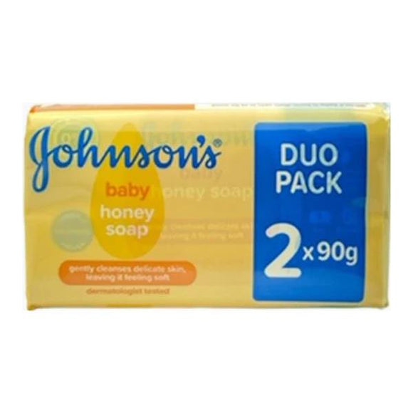Johnson's Baby Honey Soap 2 x 90g Bars