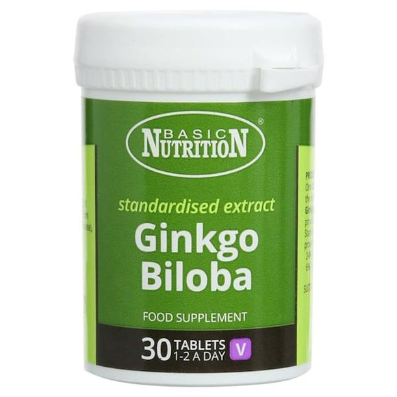 Basic Nutrition High Strength Ginkgo Biloba 6000mg 30 Tablets