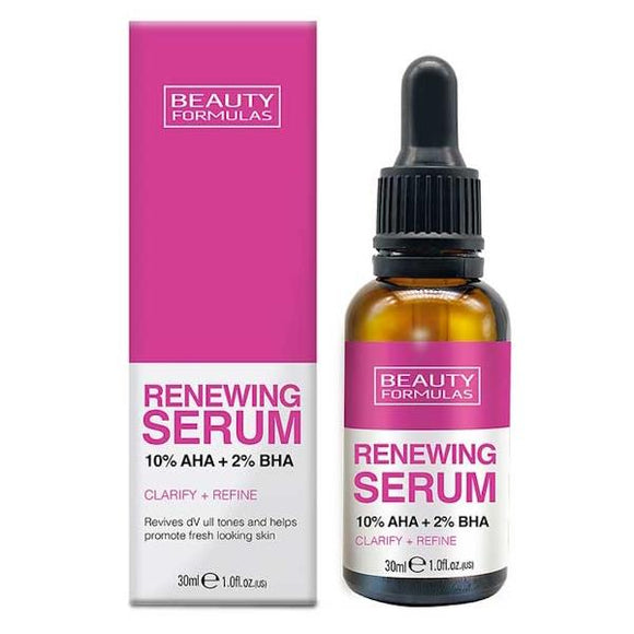 Beauty Formulas Renewing Serum AHA + BHA 30ml