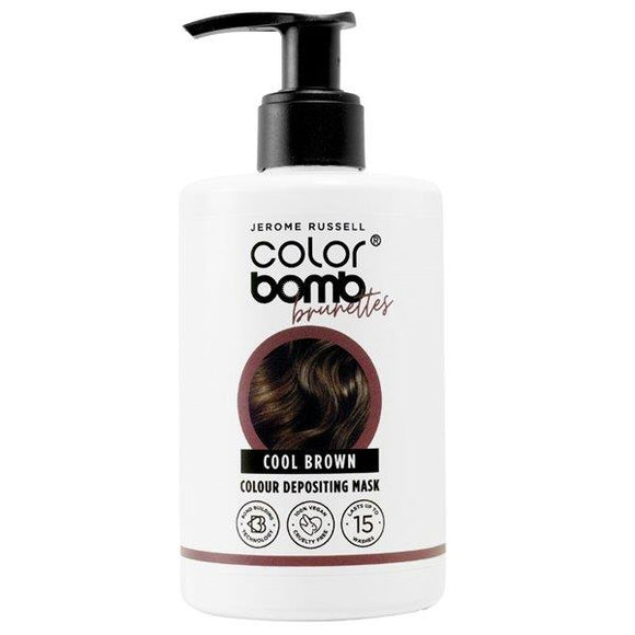 Jerome Russell Color Bomb Brunettes Cool Brown Colour Depositing Mask 300ml