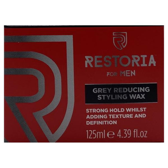 Restoria For Men Grey Reducing Styling Wax 125ml