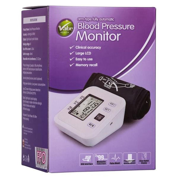 Value Health Blood Pressure Monitor