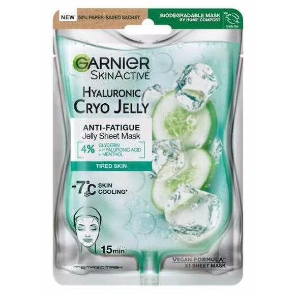 Garnier Skin Active Hyaluronic Cryo Jelly Anti-Fatigue Jelly Sheet Mask