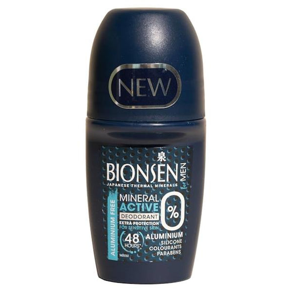 Bionsen Aluminium Free For Men Mineral Active Deodorant Roll On 50ml