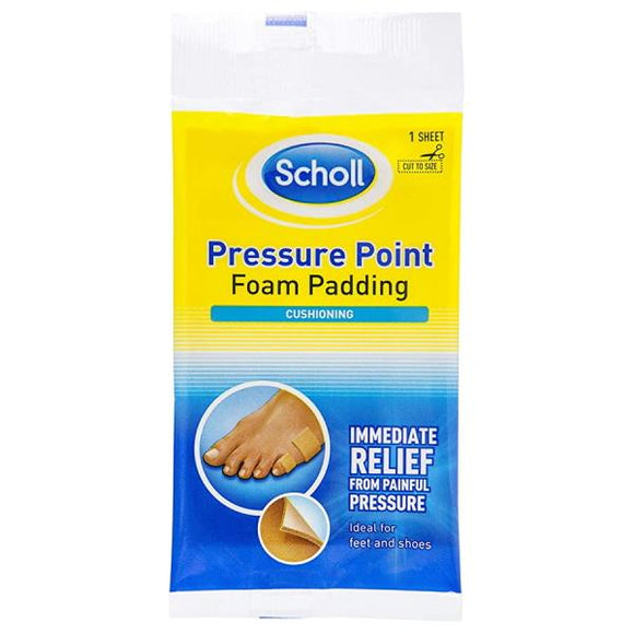 Scholl Pressure Point Foam Padding 1 Sheet