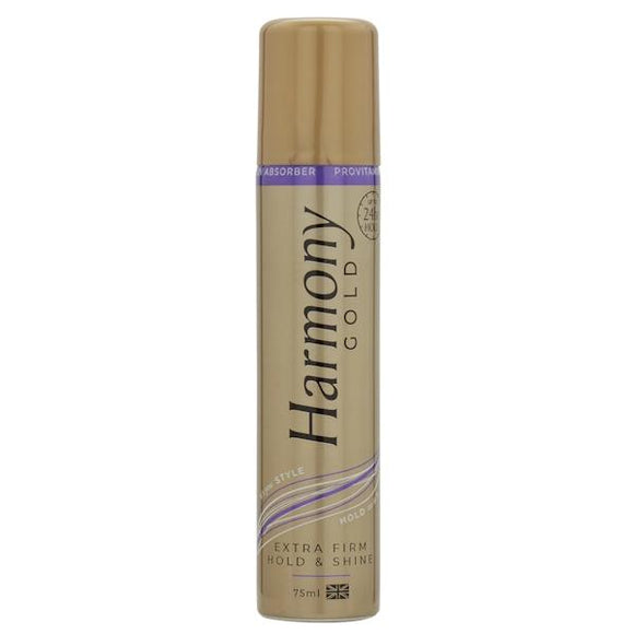 Harmony Gold Hairspray Extra Firm Hold 75ml