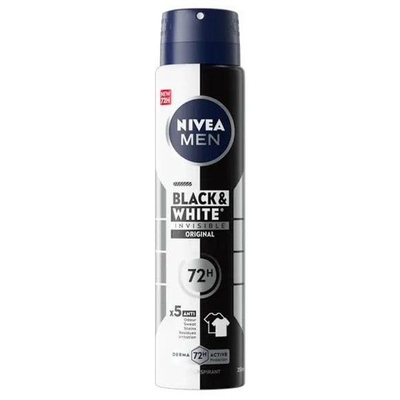 Nivea Men Black & White Invisible Original Anti-Perspirant Spray 150ml