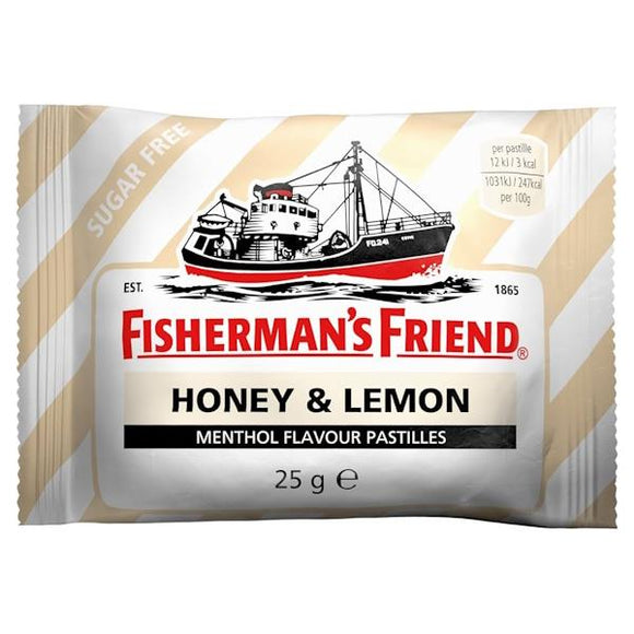 Fisherman's Friend Honey & Lemon Sugar Free 25g