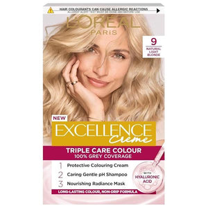 L'Oreal Excellence Creme Triple Care Colour 9 Natural Light Blonde