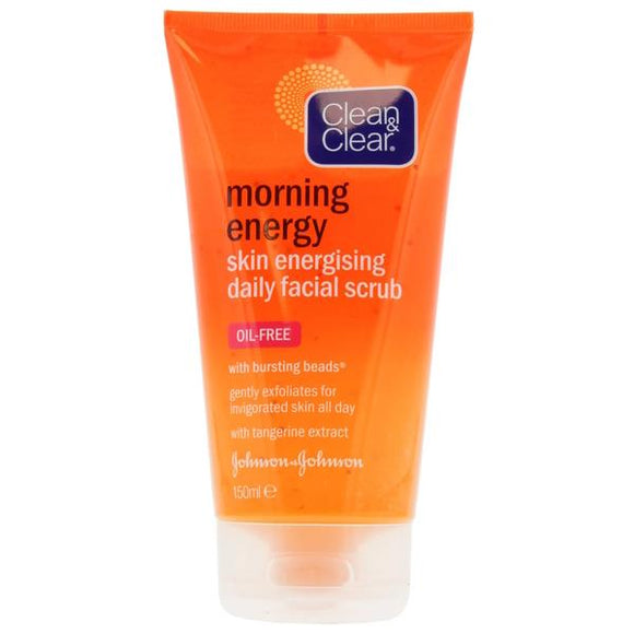 Clean & Clear Morning Energy Skin Energising Daily Facial Scrub 150ml