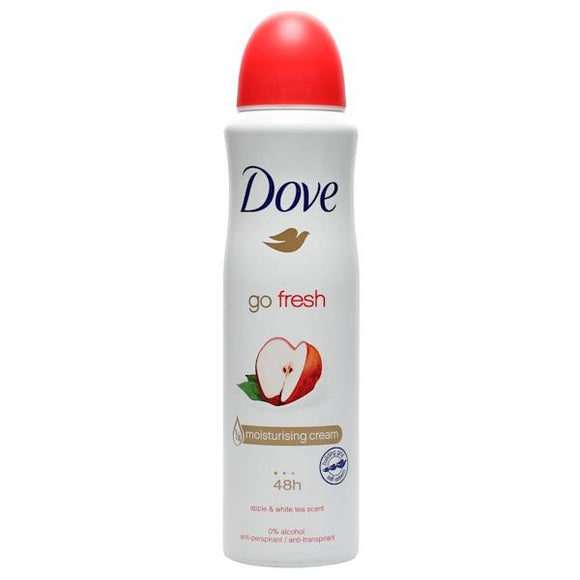 Dove Go Fresh Apple & White Tea Scent Antiperspirant Spray 150ml