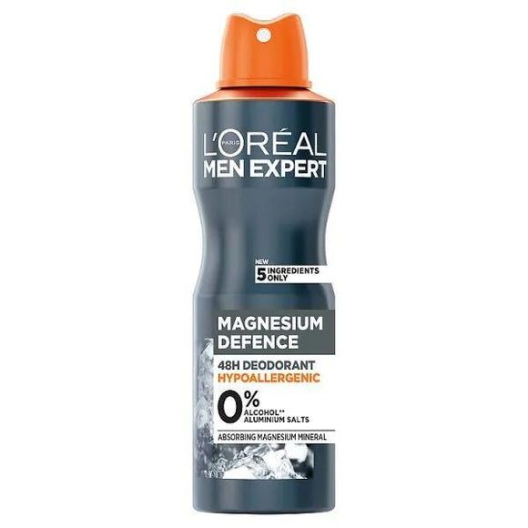 L'Oreal Men Expert Deodorant Spray Magnesium Defence 250ml