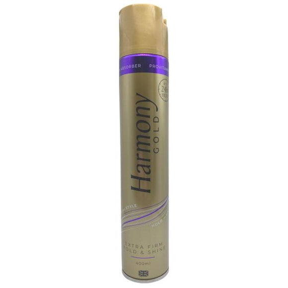 Harmony Gold Hairspray Extra Firm Hold 400ml
