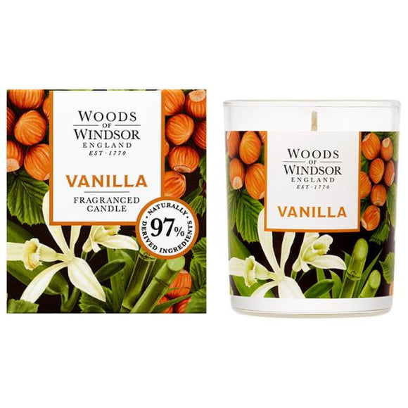 Woods of Windsor Vanilla Fragranced Candle 150g