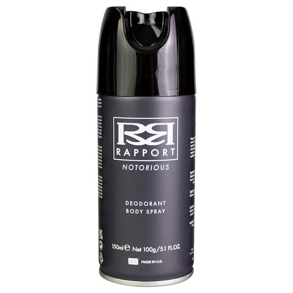 Rapport Notorious Deodorant Body Spray 150ml
