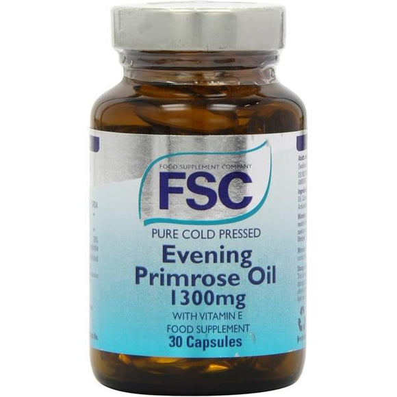 FSC Evening Primrose Oil 1300mg 30 Capsules