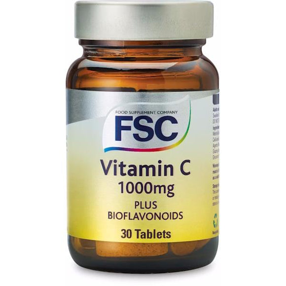 FSC Vitamin C 1000mg + Bioflavonoids 30 Tablets