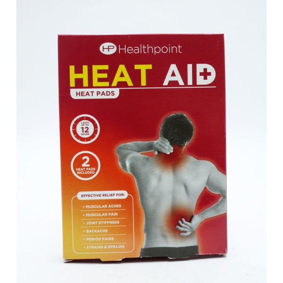 Healthpoint Heat Aid Heat Pads 2 Pads