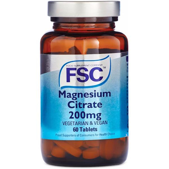 FSC Magnesium Citrate 200mg 60 Tablets