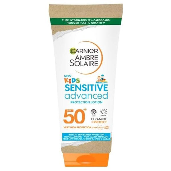 Garnier Ambre Solaire Kids Sensitive Advanced Protection Lotion SPF50+ Tube 175ml