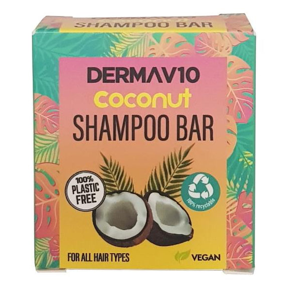 Derma V10 Coconut Shampoo Bar 50g