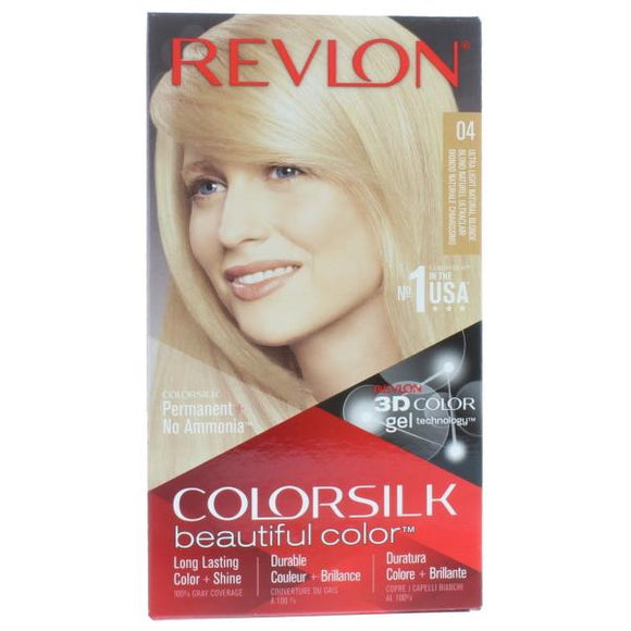 Revlon Colorsilk Permanent Colour 04 Ultra Light Natural Blonde