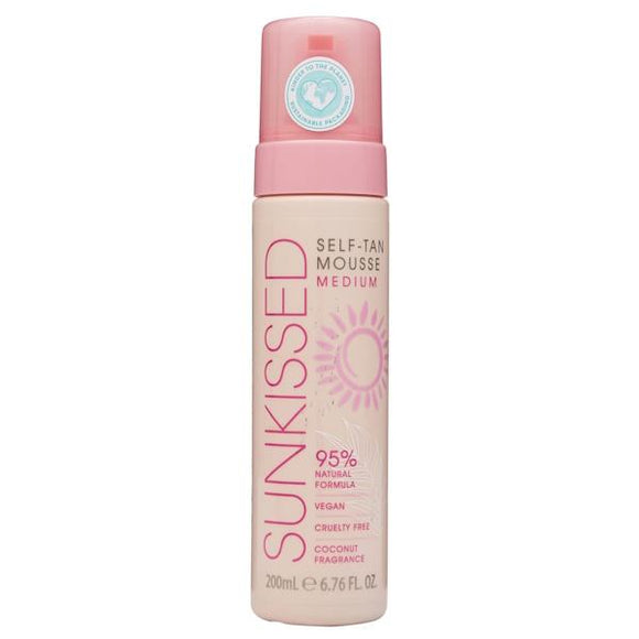 Sunkissed Self-Tan Mousse Medium 200ml