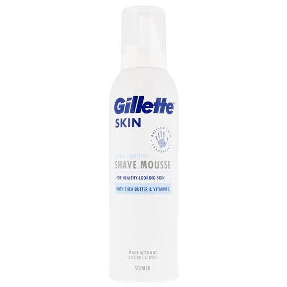 Gillette Skin Extra Sensitive Shave Mousse Scented 240ml
