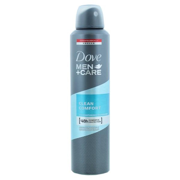 Dove Men Clean Comfort Antiperspirant Spray 250ml