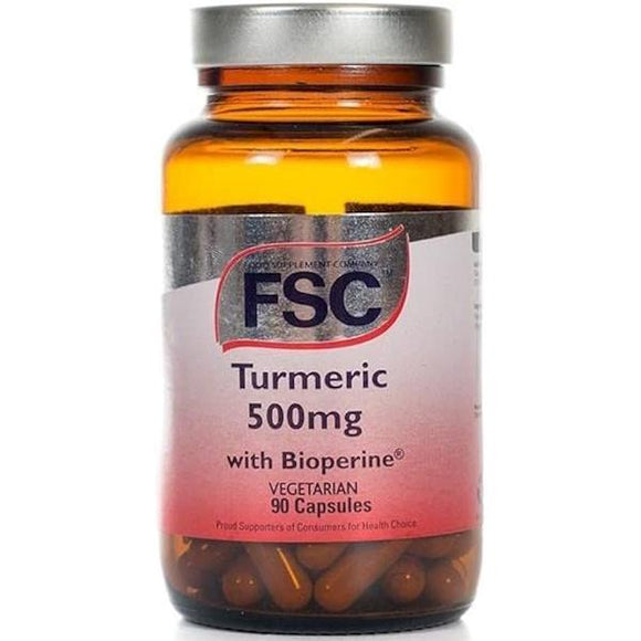 FSC Turmeric & Bioperine 500mg 90 Capsules