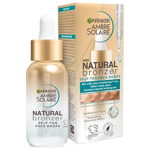 Garnier Ambre Solaire Natural Bronzer Self-Tan Face Drops 30ml