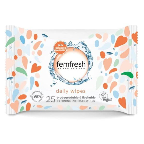 Femfresh Intimate Daily Wipes 25 Wipes