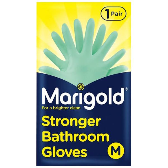 Marigold Stronger Bathroom Gloves Medium 1 Pair