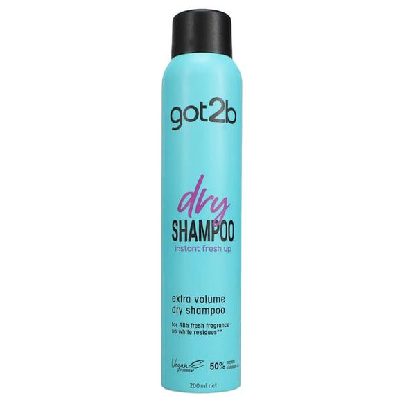 Schwarzkopf Got2b Dry Shampoo Extra Volume 200ml