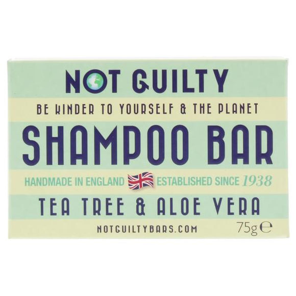 Not Guilty Shampoo Bar Tea Tree & Aloe Vera 75g