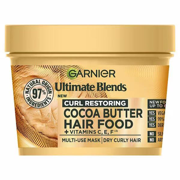Garnier Ultimate Blends Hair Food Cocoa Butter Multi-Use Mask 400ml