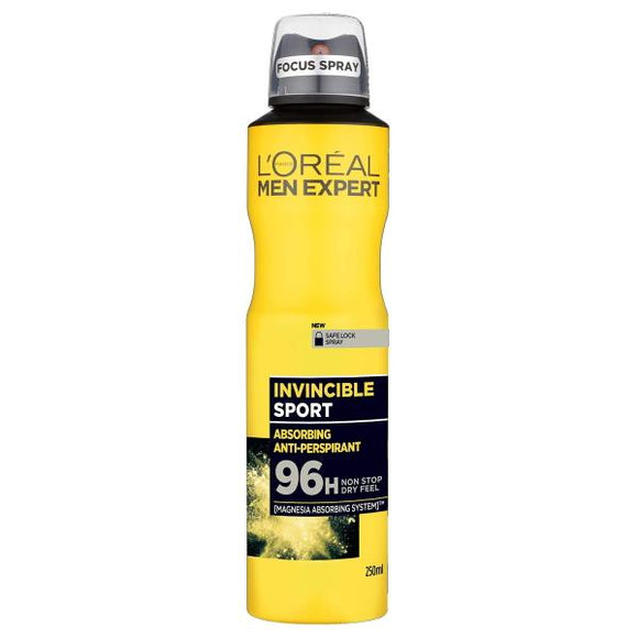 L'Oreal Men Expert Anti-Perspirant Spray Invincible Sport 250ml