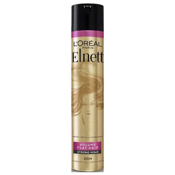L'Oreal Elnett Hairspray Volume Flat Hair Strong Hold 200ml