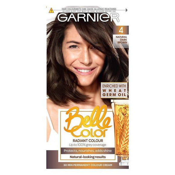 Garnier Belle Color Permanent Colour 4 Natural Dark Brown