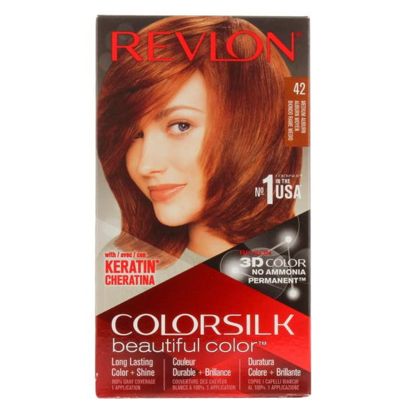 Revlon Colorsilk Permanent Colour 42 Medium Auburn