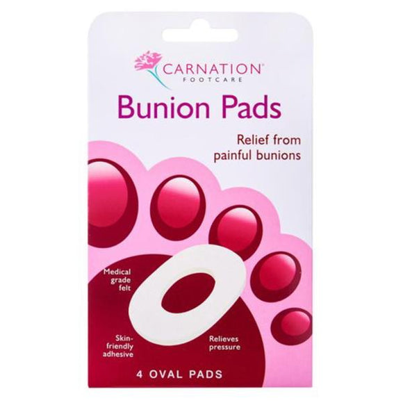 Carnation Footcare Bunion Pads 4 Oval Pads