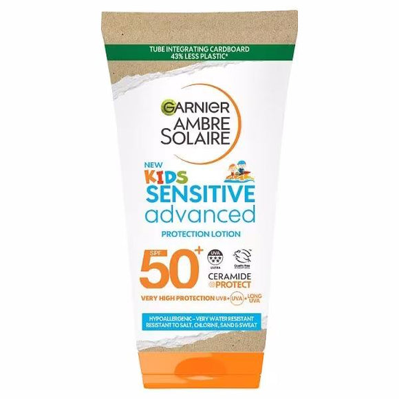 Garnier Ambre Solaire Kids Sensitive Advanced SPF50+ Sun Protection Lotion 50ml
