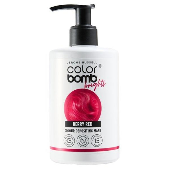 Jerome Russell Color Bomb Brights Berry Red Colour Depositing Mask 300ml
