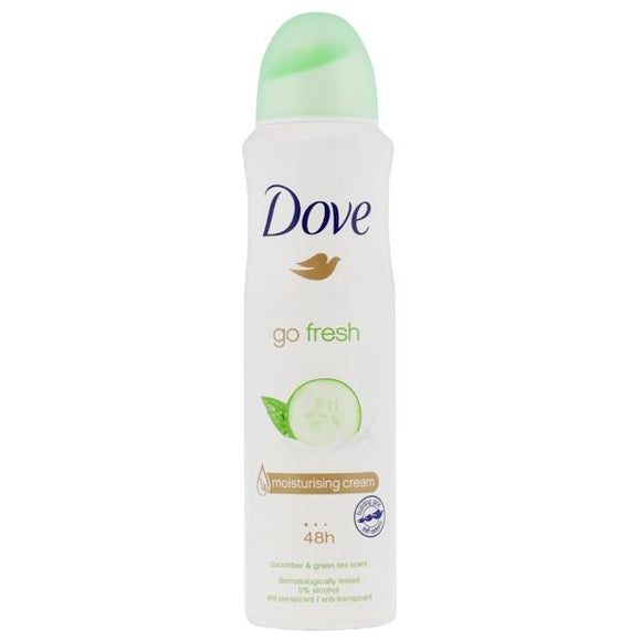 Dove Go Fresh Cucumber & Green Tea Scent Antiperspirant Spray 150ml
