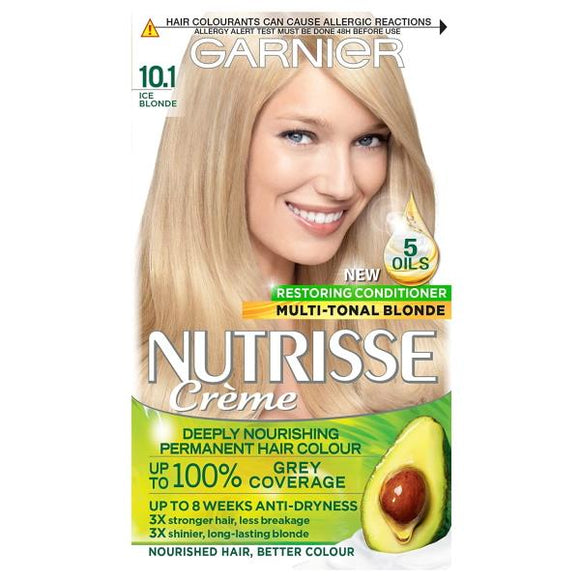 Garnier Nutrisse Creme Permanent Colour 10.1 Ice Blonde